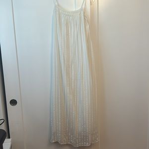 White ivory maxi dress
